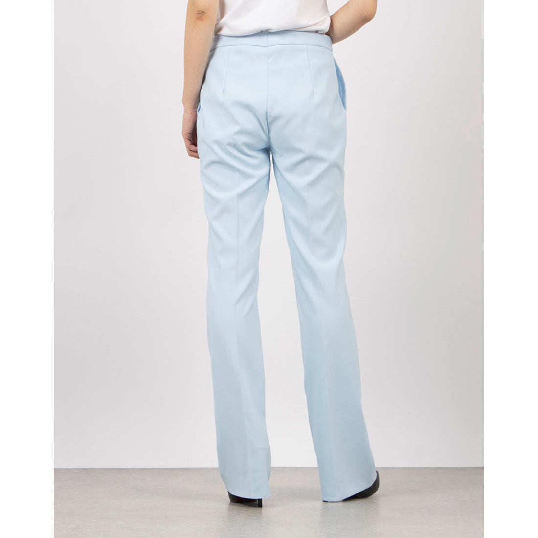 リナシメント RINASCIMENTO センタープレスブーツカットパンツ （Cielo Azzurro） Cielo Azzurro