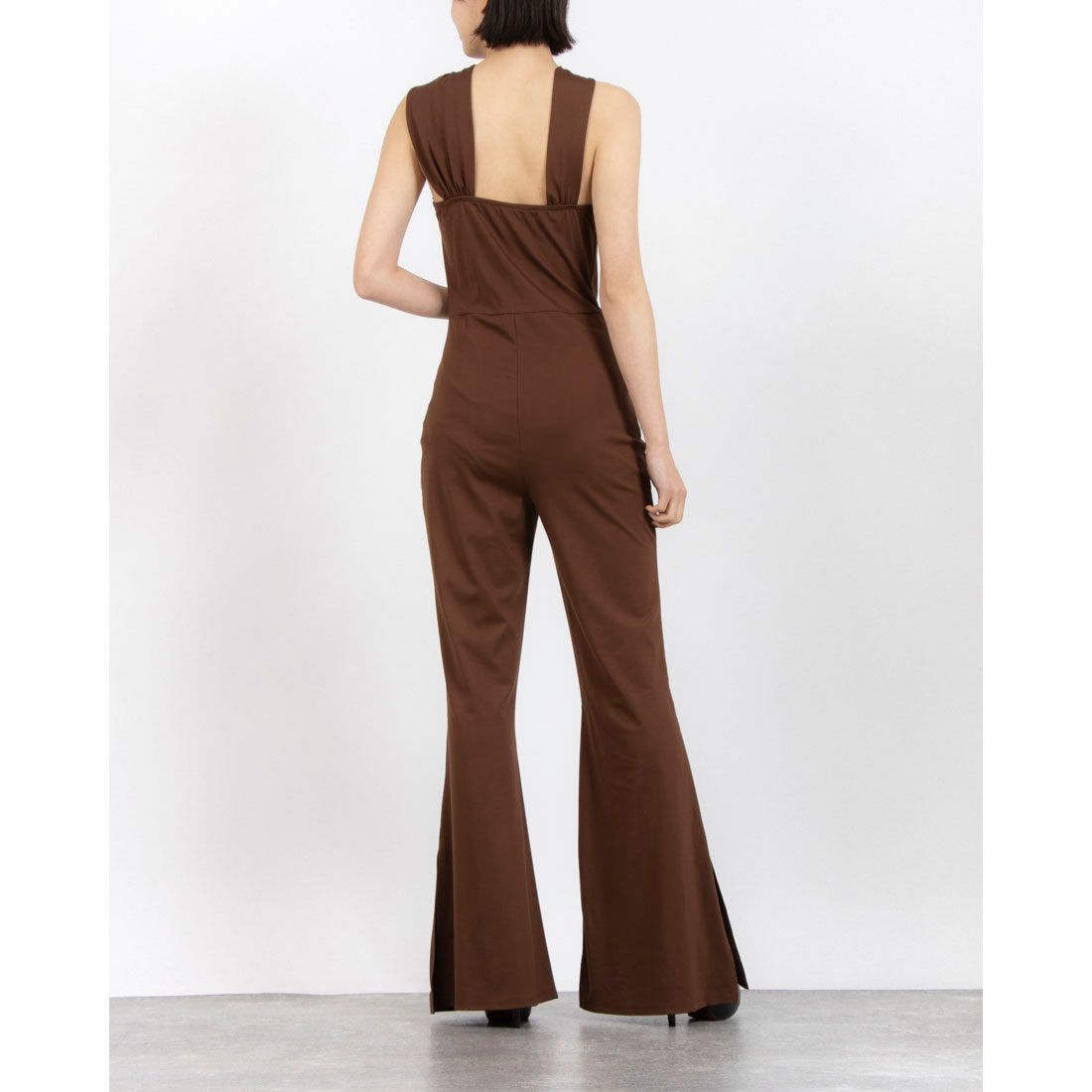 リナシメント RINASCIMENTO クロスネックデザインオールインワン （Cioccolato） Cioccolato