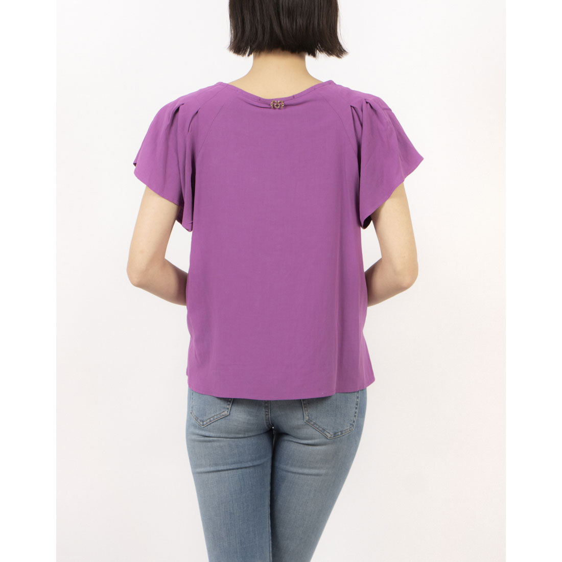 リナシメント RINASCIMENTO フラワーポイントタックトップス （Iris） Iris