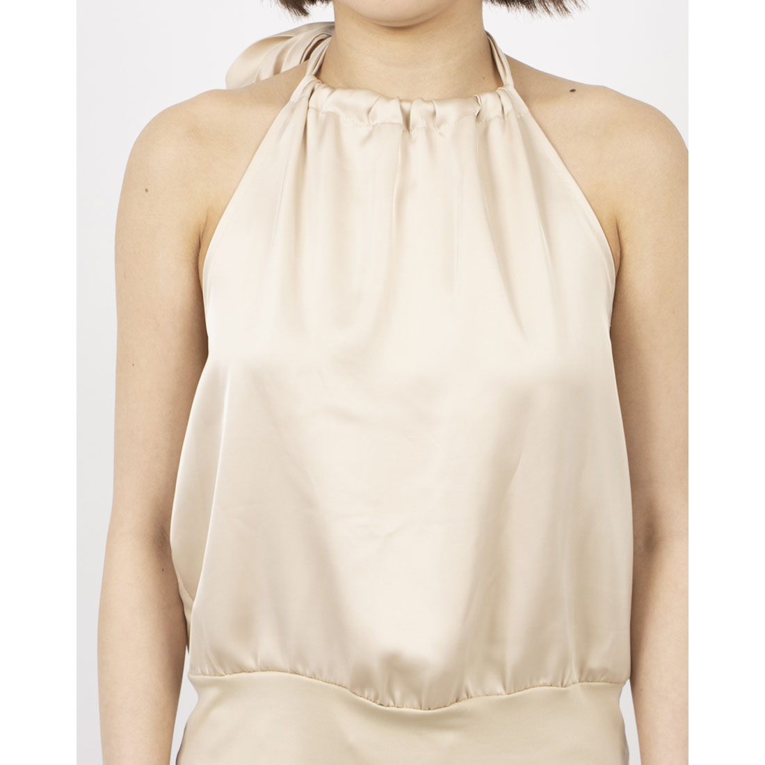 リナシメント RINASCIMENTO タンガ付サテンアメスリトップス （Beige Chiaro） Beige Chiaro