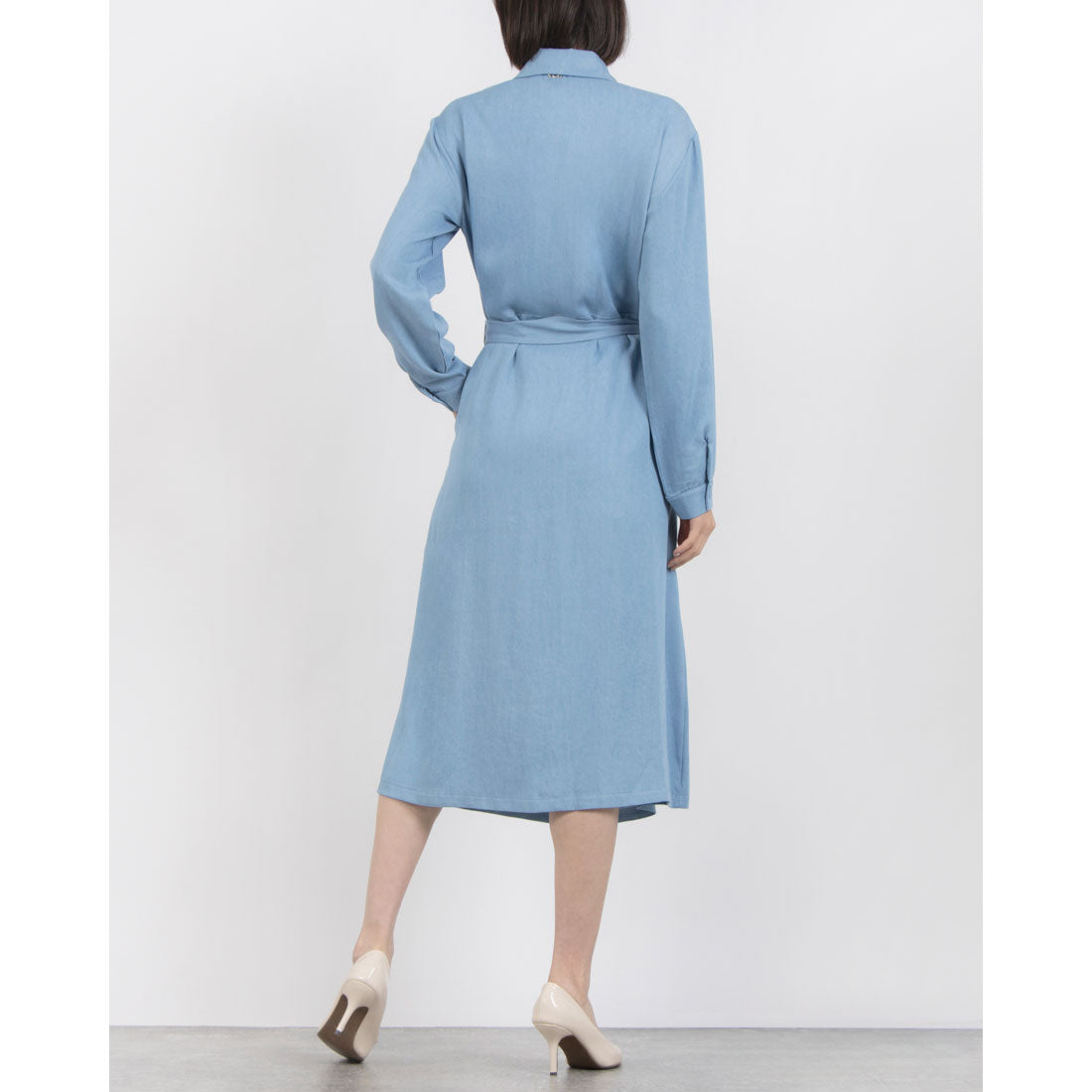 リナシメント RINASCIMENTO デニムライクシャツワンピース （Azzurro） Azzurro