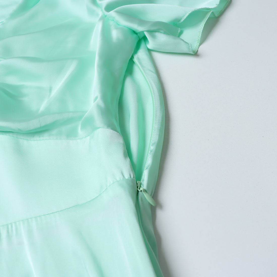 リナシメント RINASCIMENTO ギャザーフレアワンピース （Acqua Verde） Acqua Verde