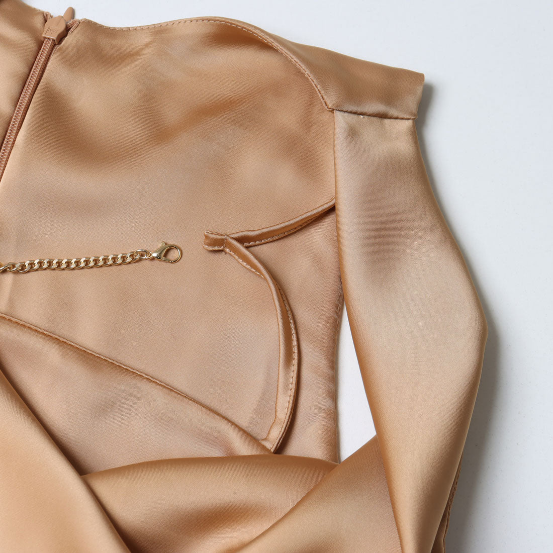 リナシメント RINASCIMENTO ドレープサテンオールインワン （Beige Scuro） Beige Scuro