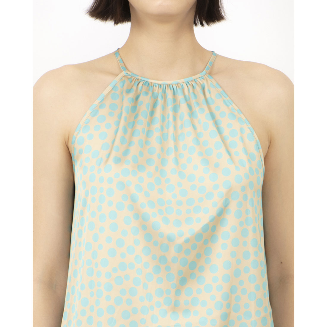 リナシメント RINASCIMENTO ランダムドットアメスリTOPS （var.Verde Acqua） var.Verde Acqua