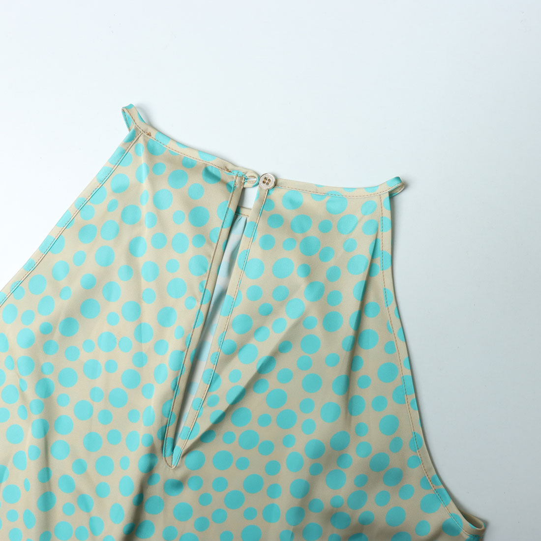 リナシメント RINASCIMENTO ランダムドットアメスリTOPS （var.Verde Acqua） var.Verde Acqua