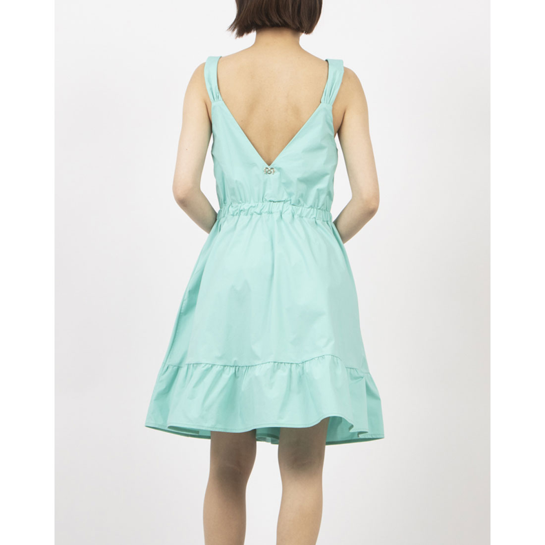 リナシメント RINASCIMENTO ギャザーフレアワンピース （Acqua Verde） Acqua Verde