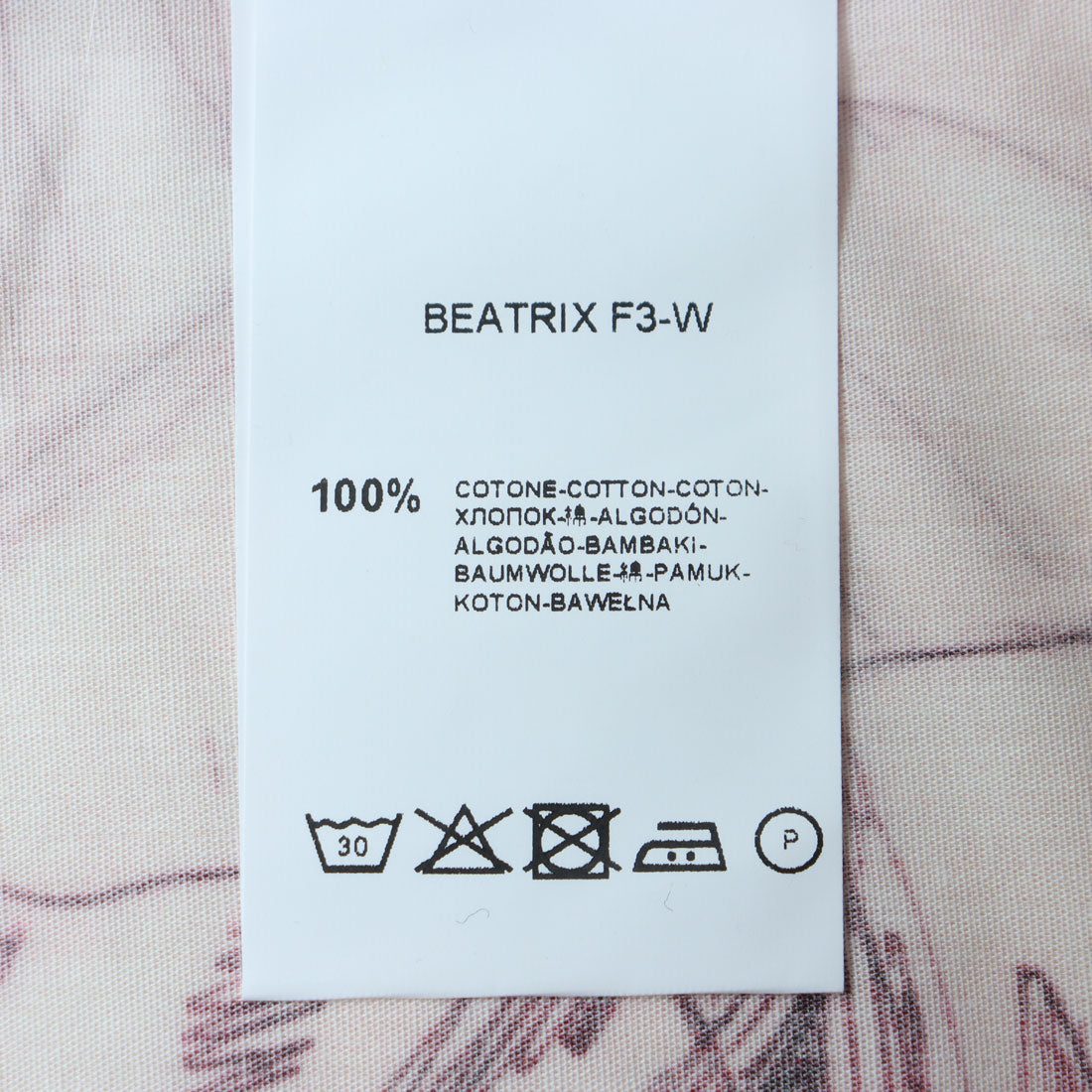 リナシメント RINASCIMENTO ボタニカルブラウス （var.Rosso Bordeaux） var.Rosso Bordeaux