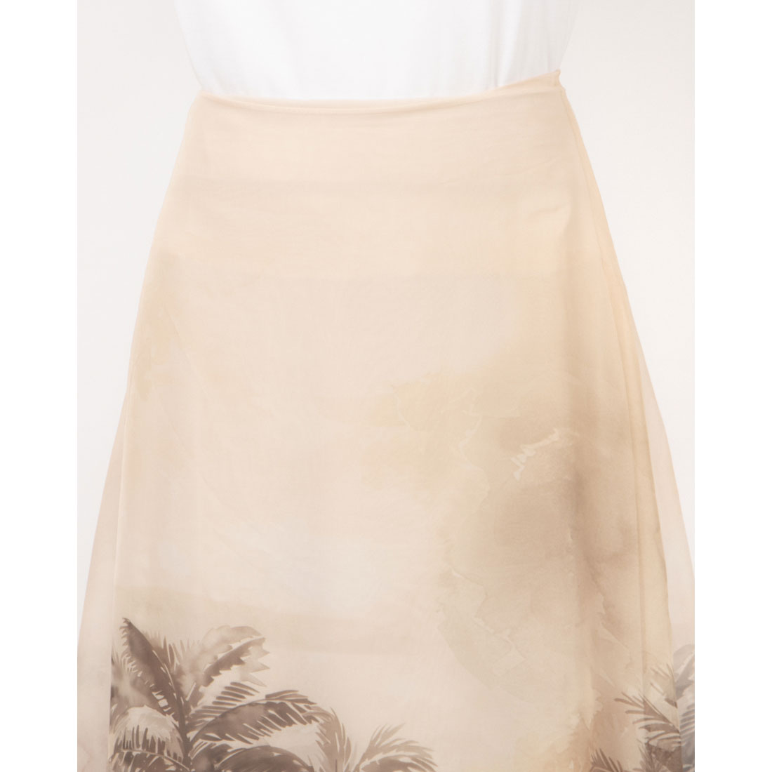 リナシメント RINASCIMENTO パームツリーハワイアンマキシスカート （var.Marrone） var.Marrone