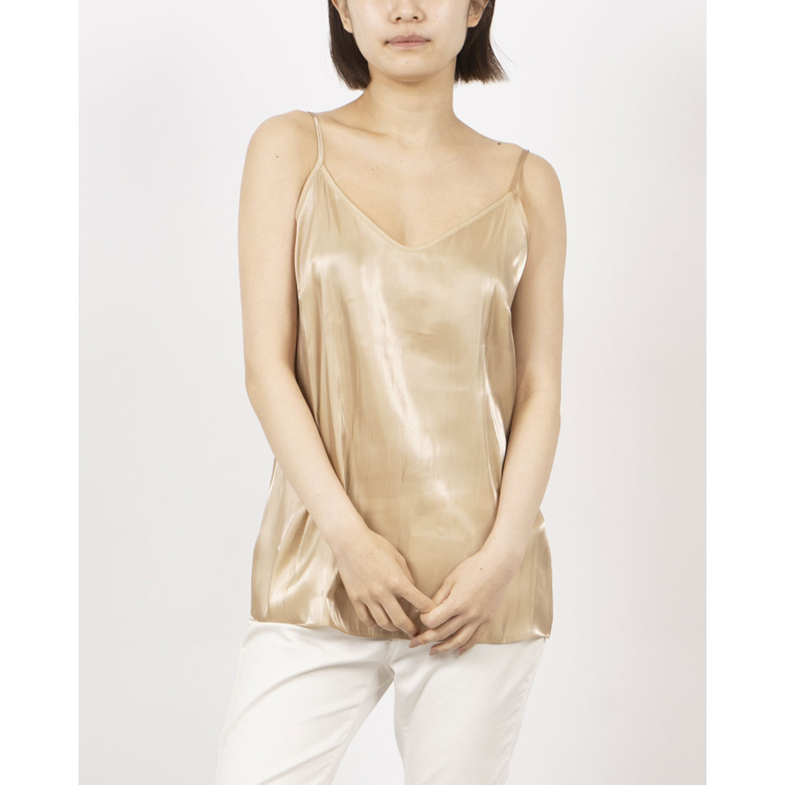 リナシメント RINASCIMENTO シャイニーキャミトップス （Beige Scuro） Beige Scuro