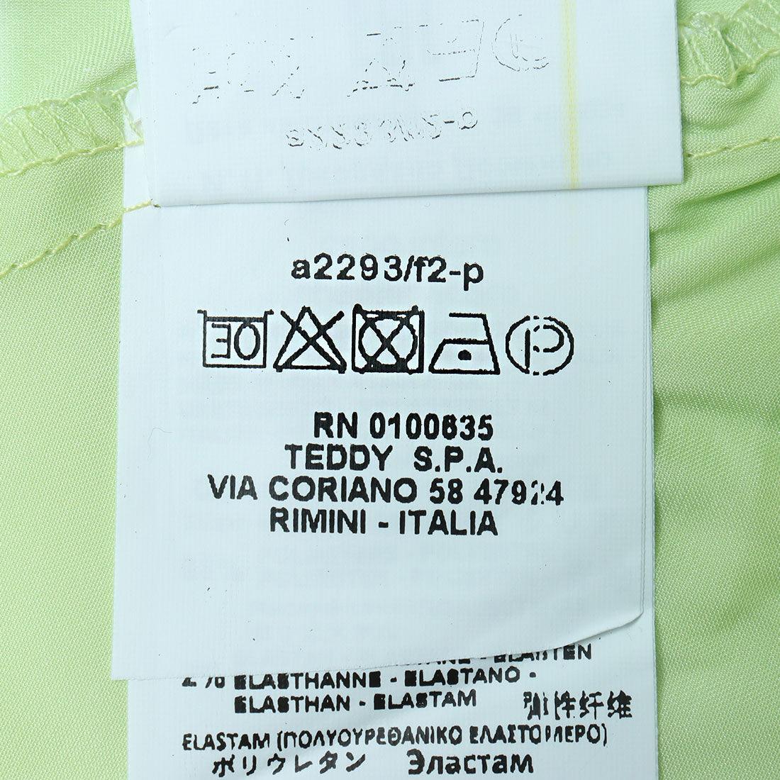 リナシメント RINASCIMENTO カシュクールサテンランダムヘムワンピース （Lime Chiaro） Lime Chiaro