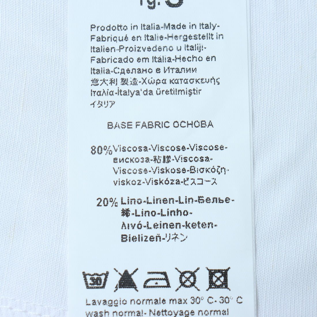 リナシメント RINASCIMENTO リネンダブルジャケット （Bianco） Bianco