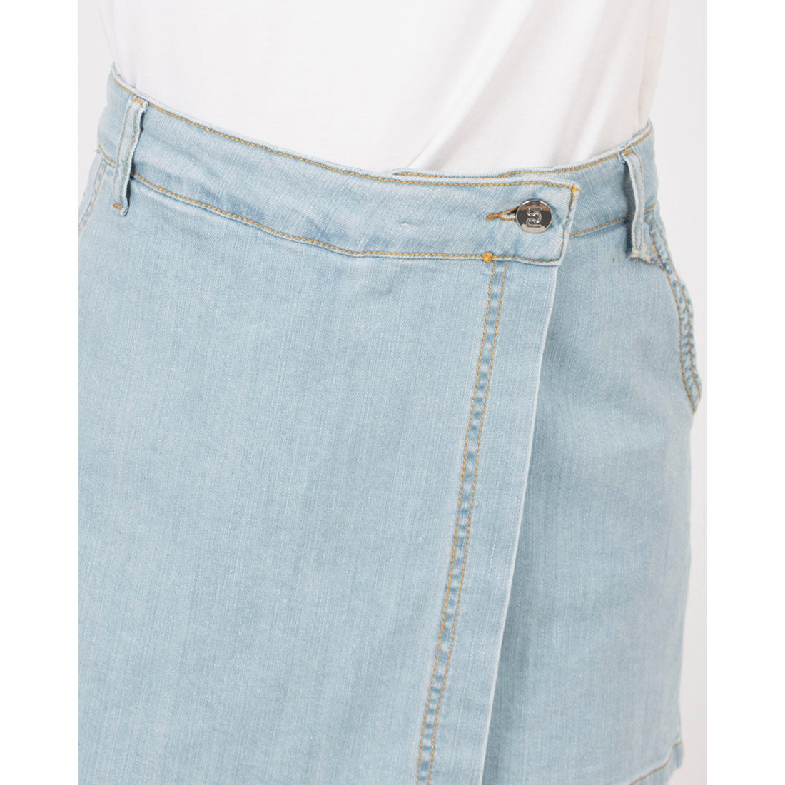 リナシメント RINASCIMENTO ショートデニムキュロット （Azzurro） Azzurro