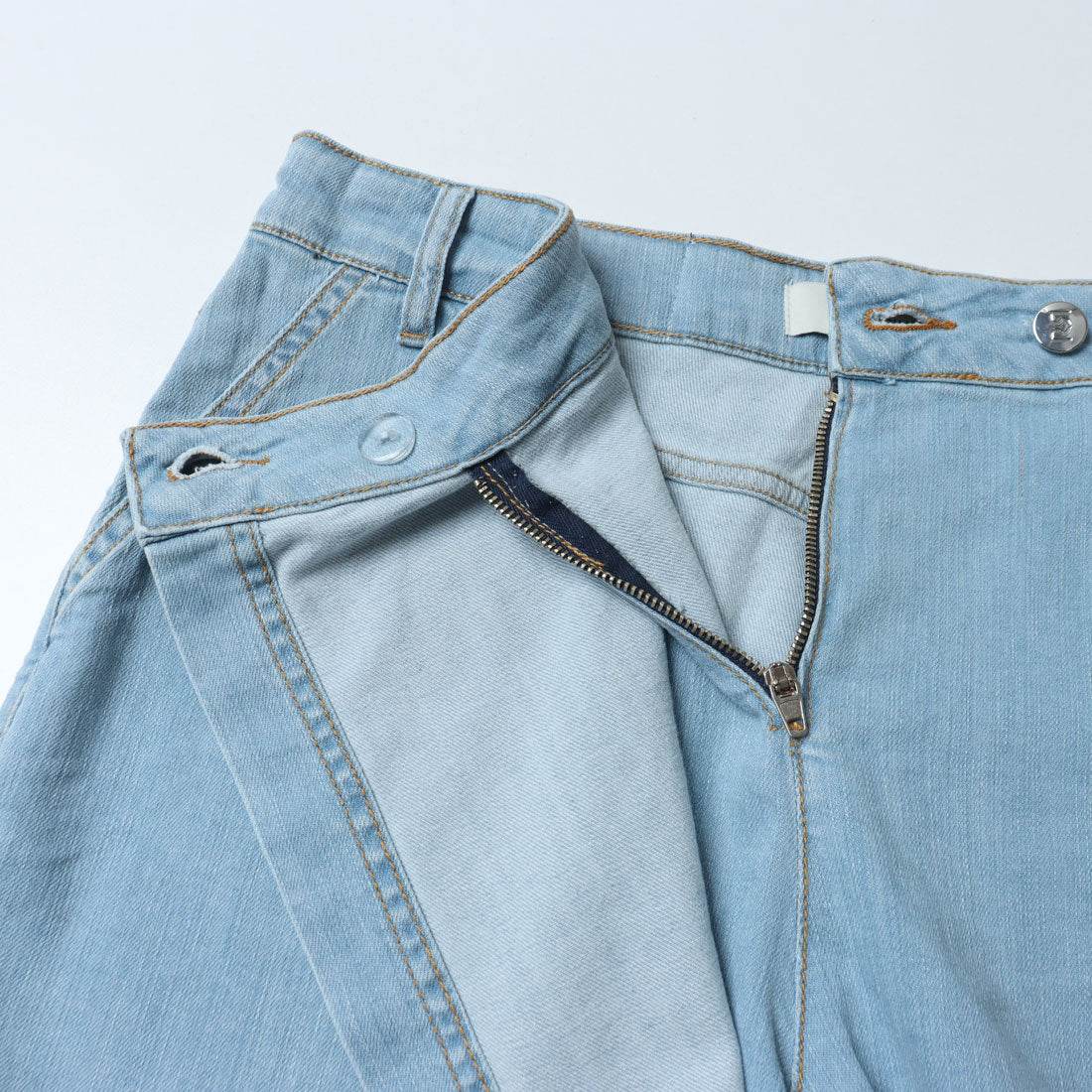 リナシメント RINASCIMENTO ショートデニムキュロット （Azzurro） Azzurro