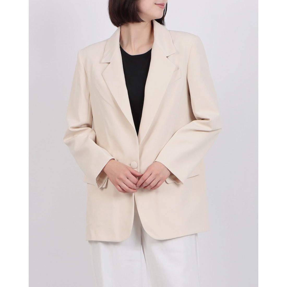 リナシメント RINASCIMENTO テーラードロングJK （Beige Chiaro） Beige Chiaro