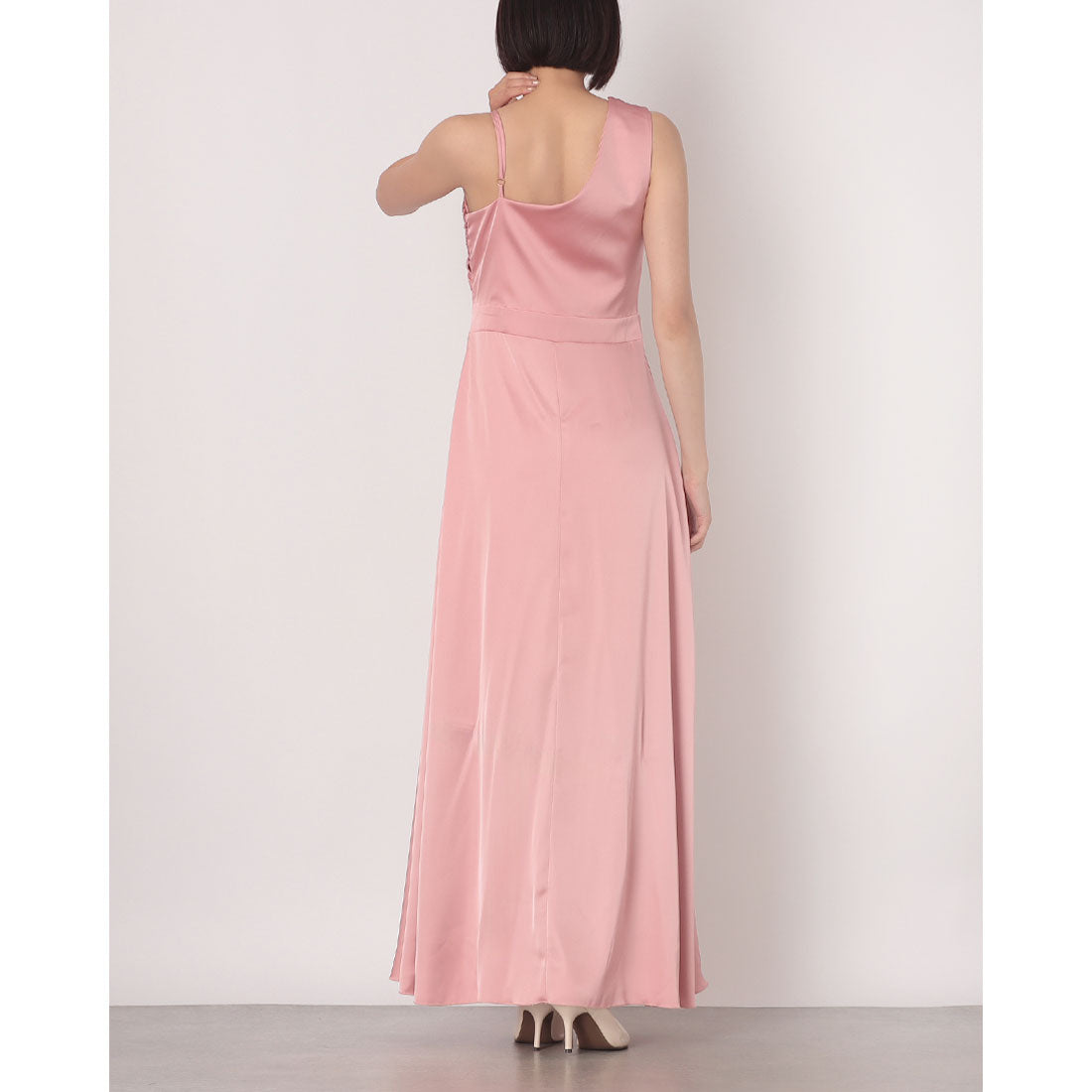 リナシメント RINASCIMENTO アシメショルダースパンコールマキシOP （Rosa Antico） Rosa Antico
