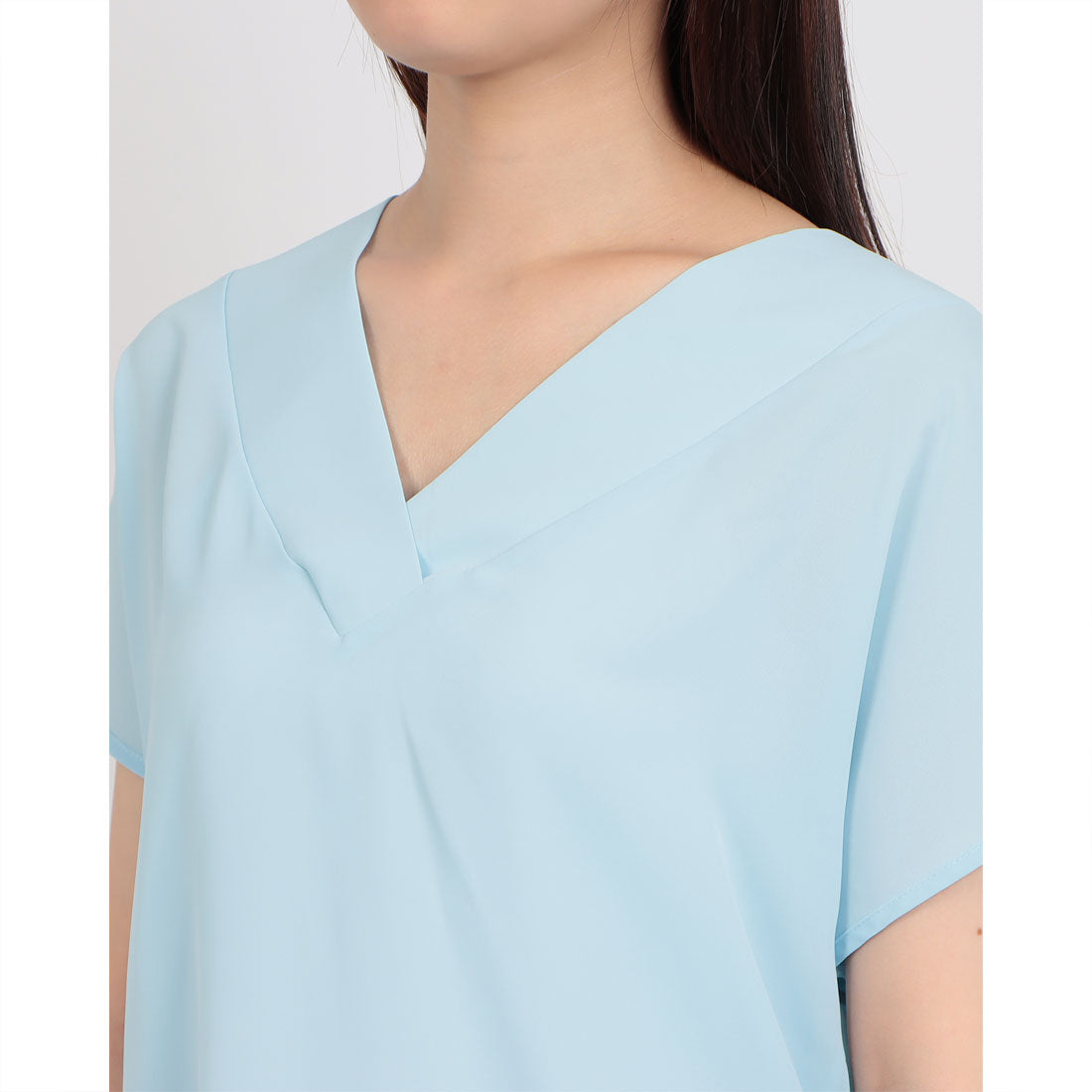 リナシメント RINASCIMENTO VネックTOPS （Cielo Azzurro） Cielo Azzurro