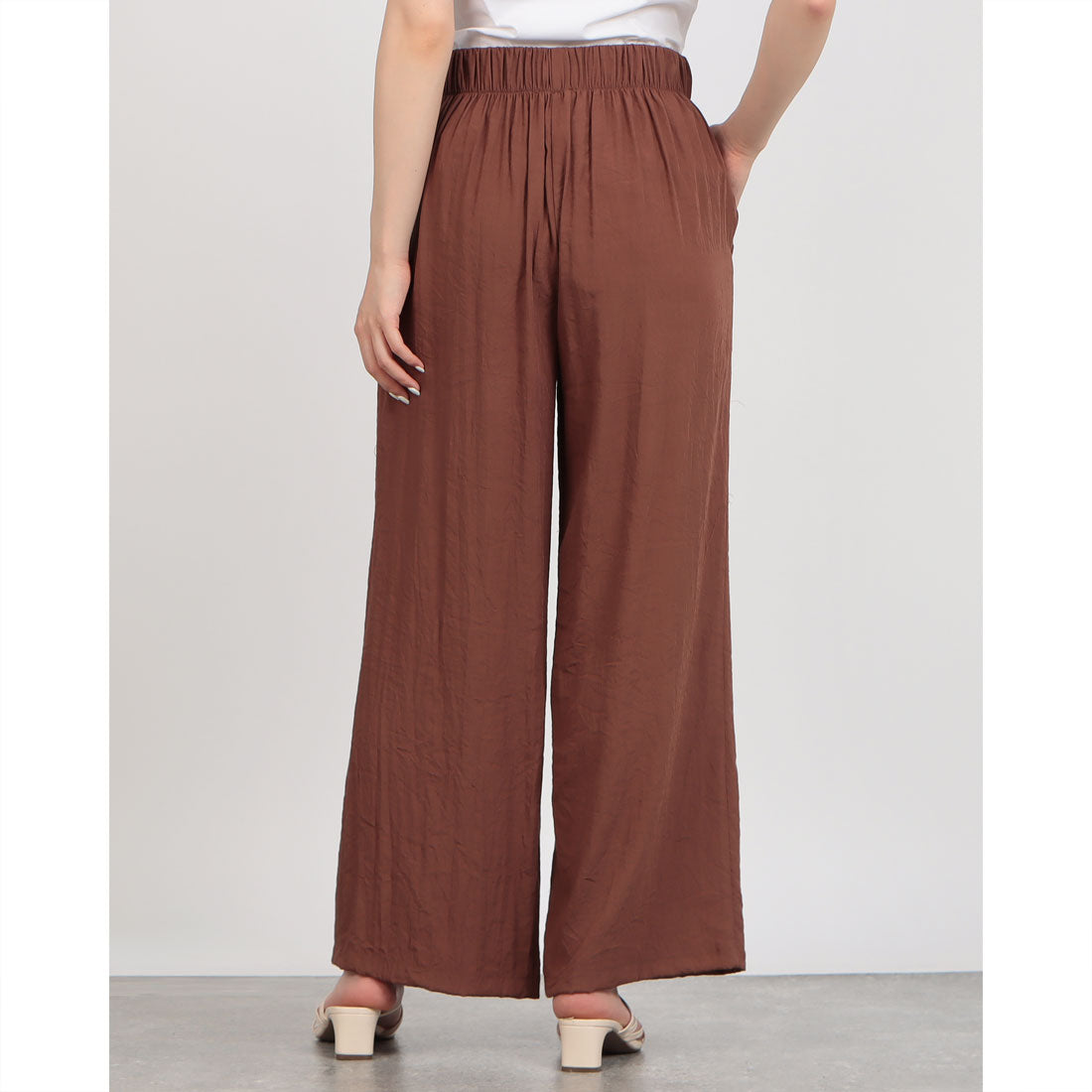 リナシメント RINASCIMENTO ベルトクロップド丈パンツ （Moro Marrone） Moro Marrone