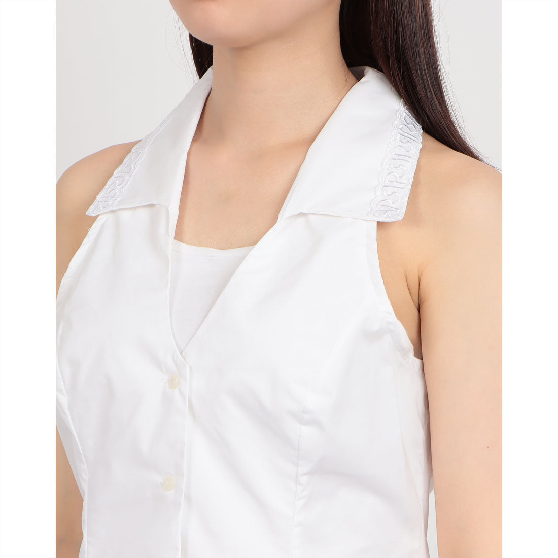 リナシメント RINASCIMENTO Rロゴエンブロイダリーシャツ （Bianco） Bianco
