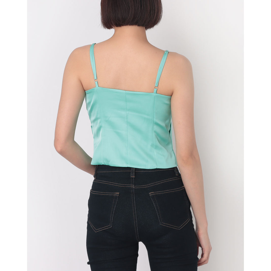 リナシメント RINASCIMENTO タックデザインキャミTOPS （Acqua Verde） Acqua Verde