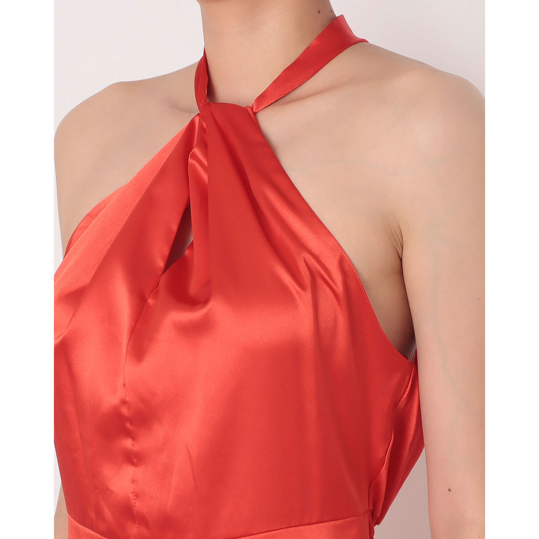 リナシメント RINASCIMENTO アメスリサテンマキシワンピース （Arancio） Arancio
