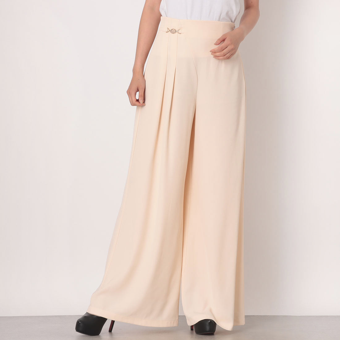 リナシメント RINASCIMENTO バックルポイントラックワイドPT （Beige Chiaro） Beige Chiaro