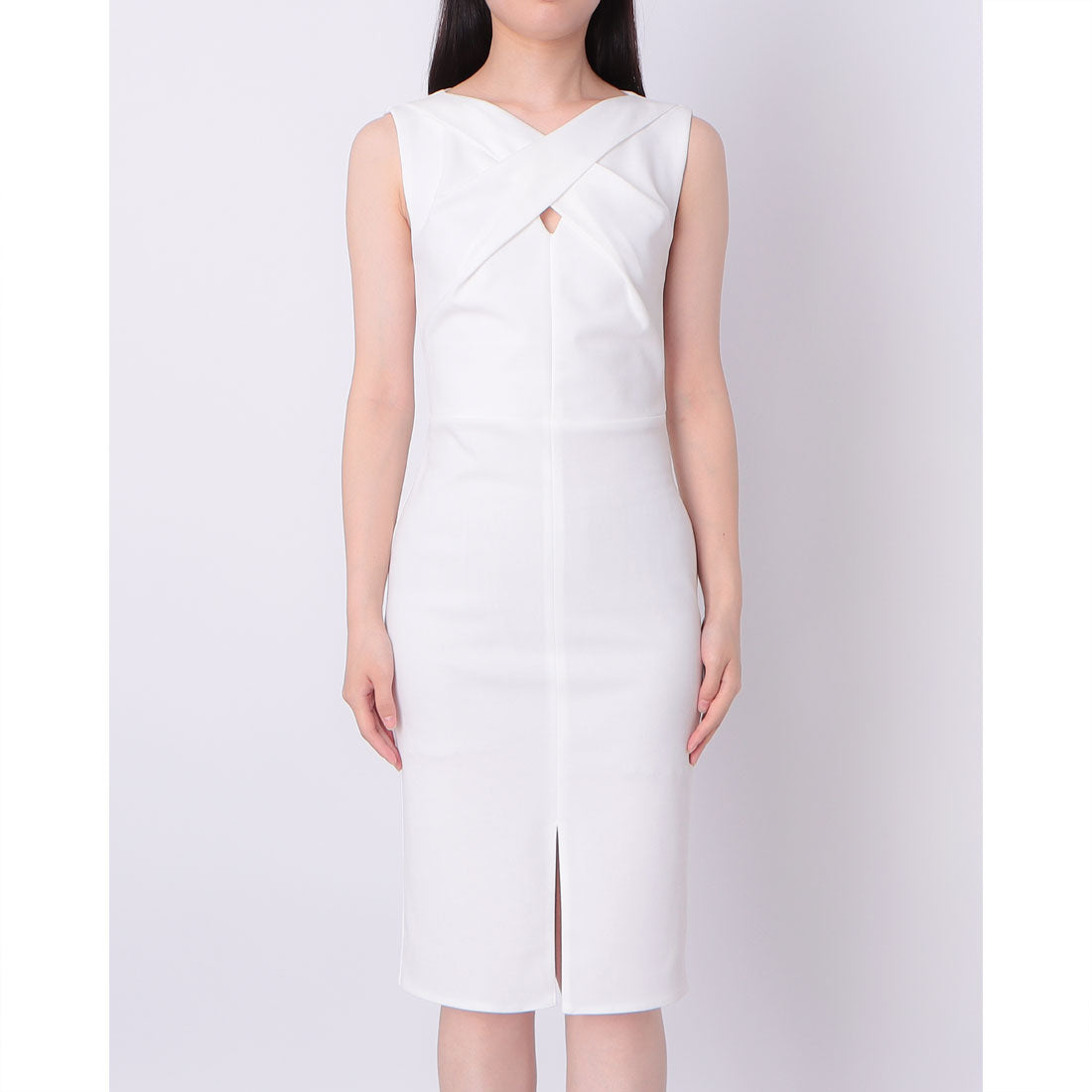 リナシメント RINASCIMENTO クロスデザインタイトワンピース （Bianco） Bianco