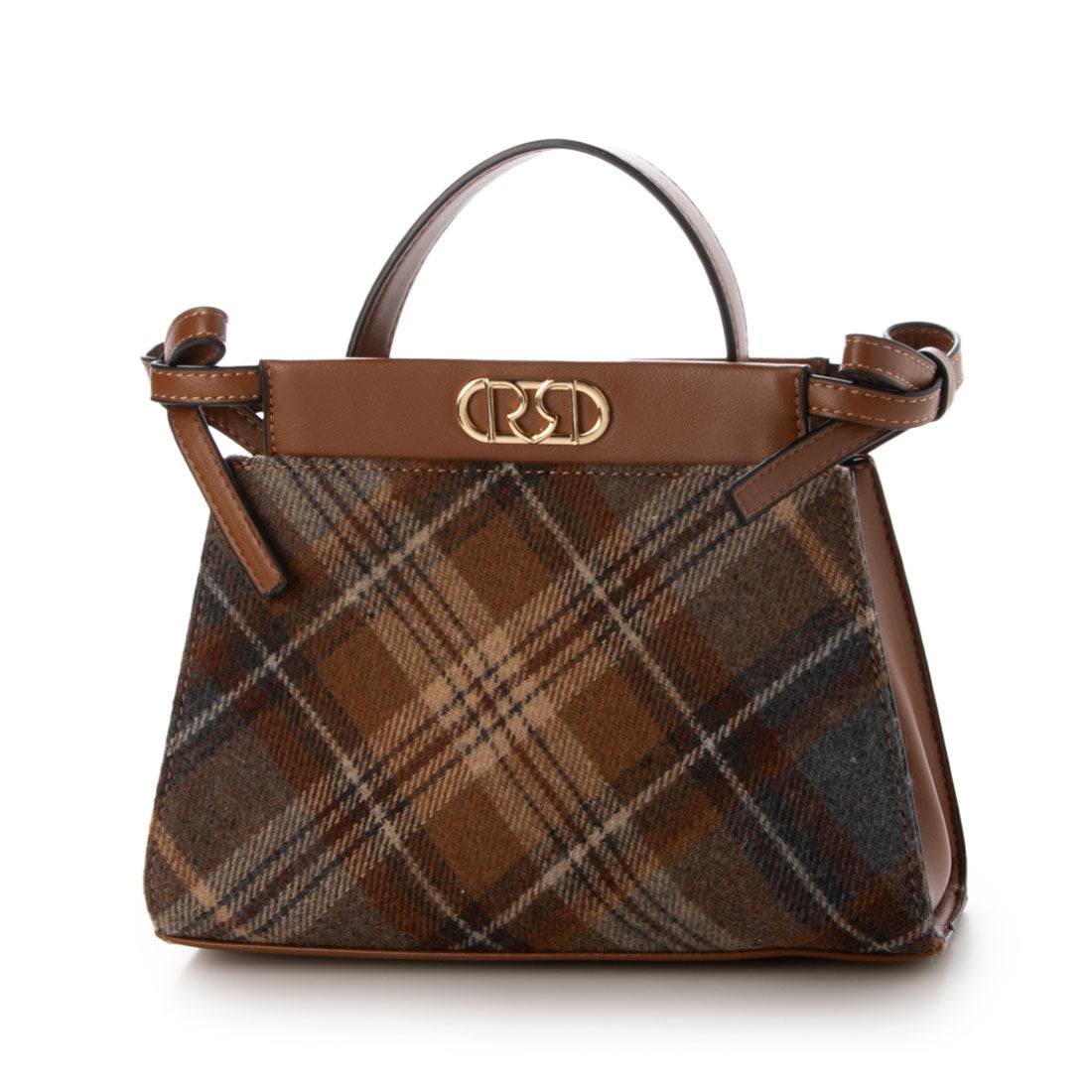 リナシメント RINASCIMENTO チェック柄ハンドBAG （Moro Marrone） Moro Marrone