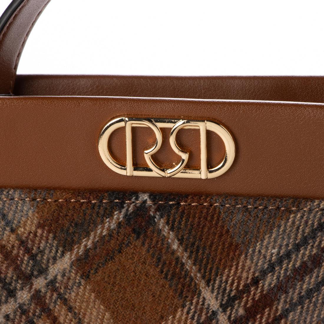 リナシメント RINASCIMENTO チェック柄ハンドBAG （Moro Marrone） Moro Marrone