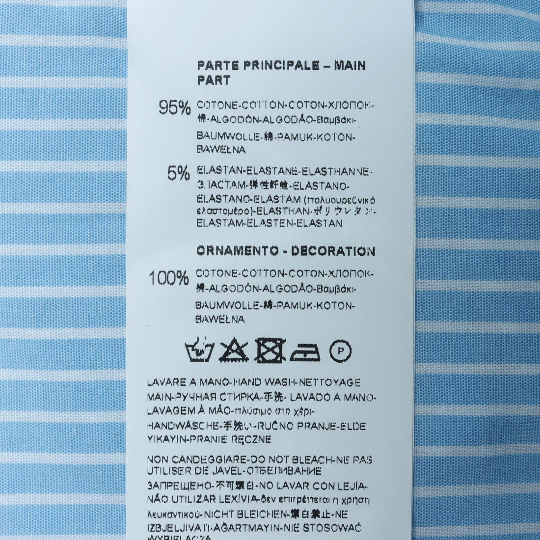 リナシメント RINASCIMENTO スウェットレイヤードストライプシャツ （var.Grigio） var.Grigio