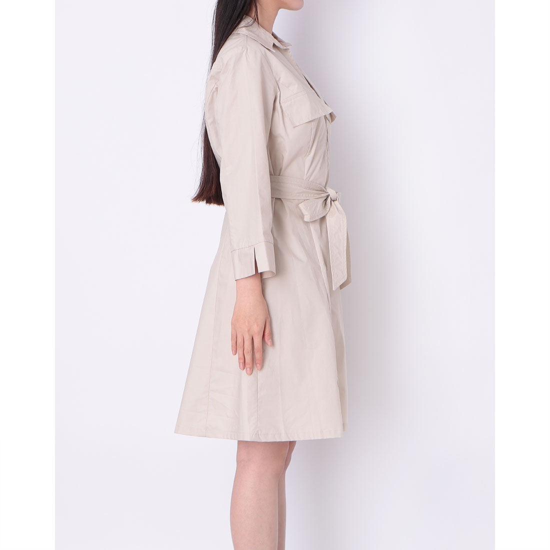 リナシメント RINASCIMENTO スキッパーダブルポケットワンピース （Beige） Beige