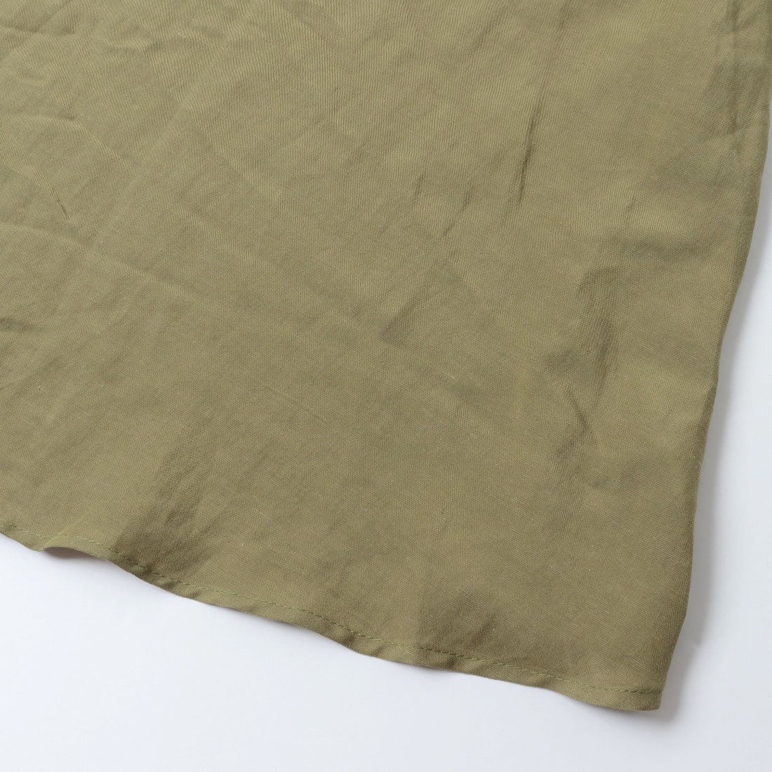 リナシメント RINASCIMENTO サイド＆バックカットリネンロングワンピース （Verde Olio） Verde Olio