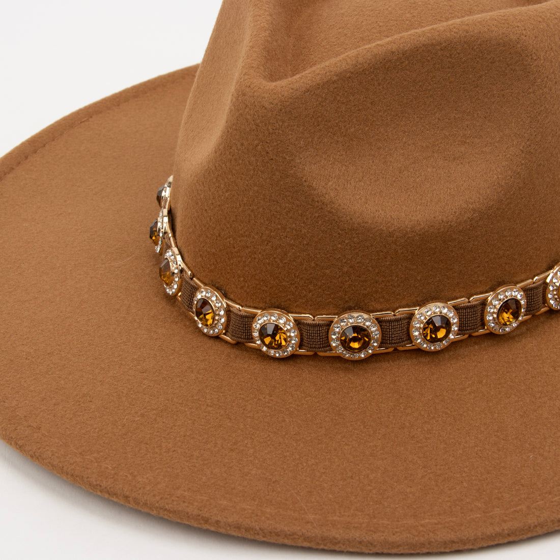 リナシメント RINASCIMENTO ビジュー中折れHAT （Cammello Beige） Cammello Beige