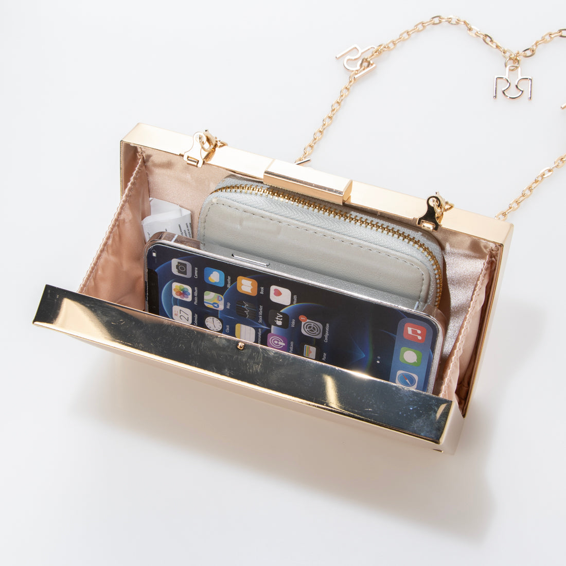 リナシメント RINASCIMENTO スクエアクラッチBAG （Cammello Beige） Cammello Beige