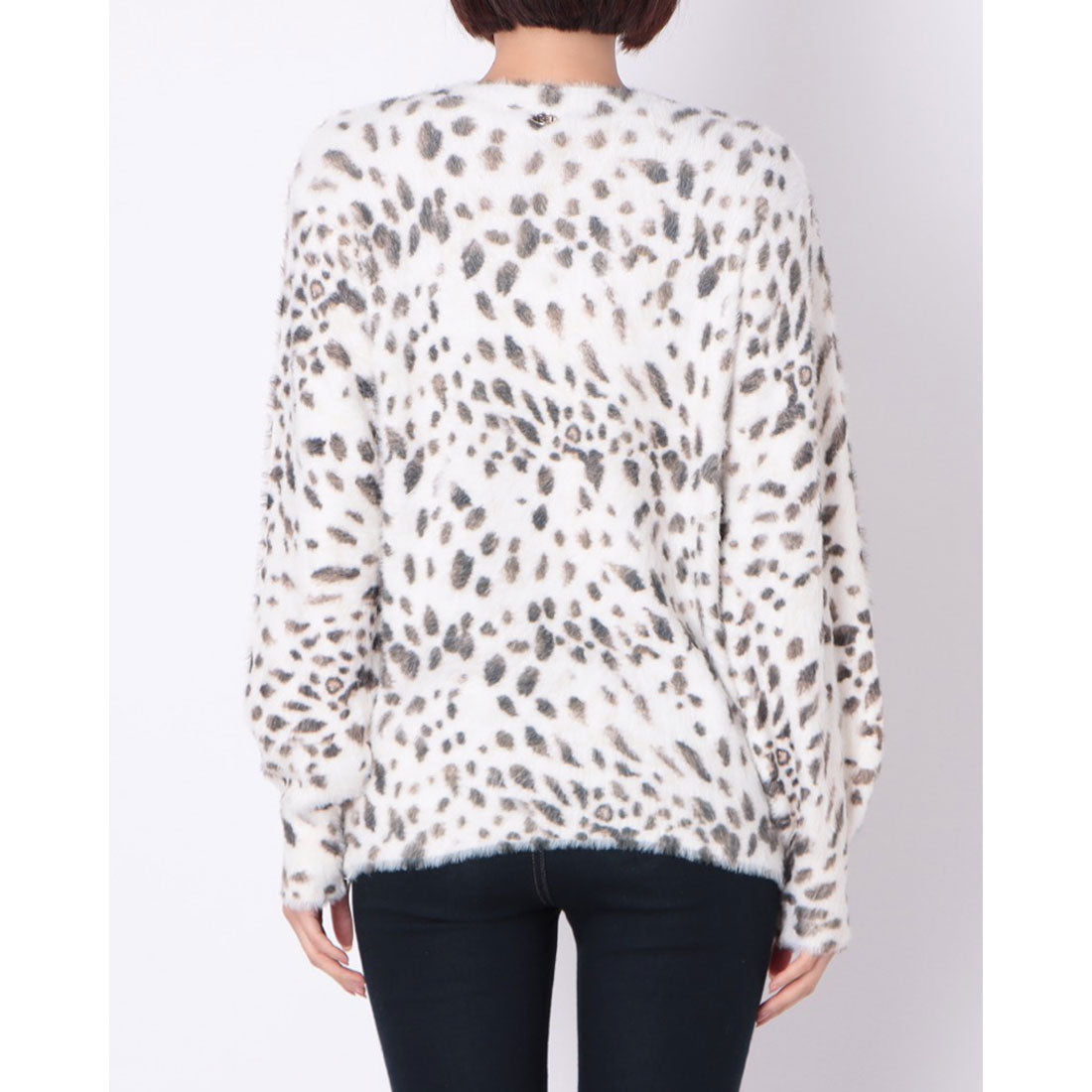 リナシメント RINASCIMENTO シャギーアニマルニットTOPS （var.Bianco Panna） var.Bianco Panna