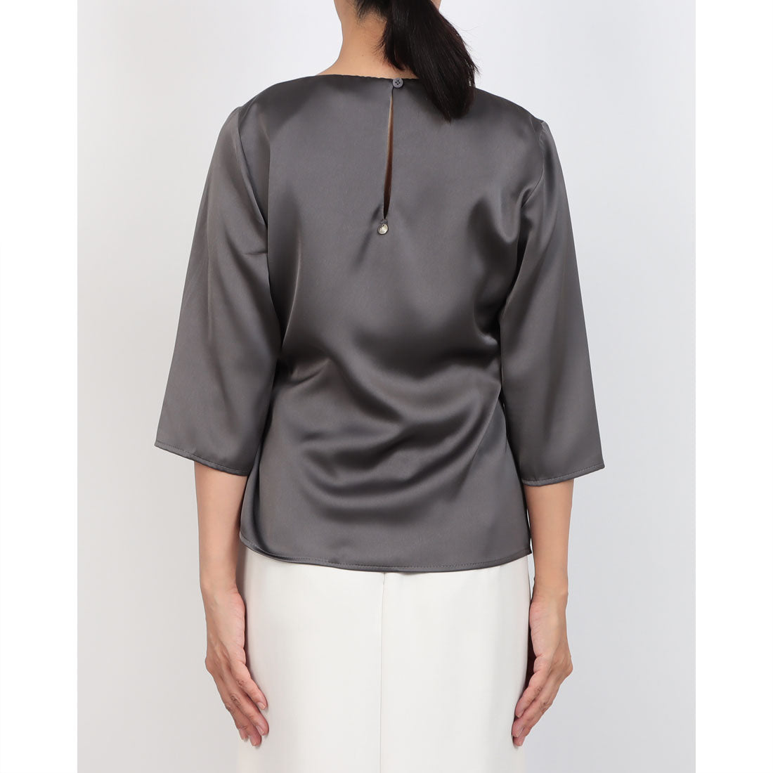 リナシメント RINASCIMENTO サテンサイドタックBL （Grigio Scuro） Grigio Scuro