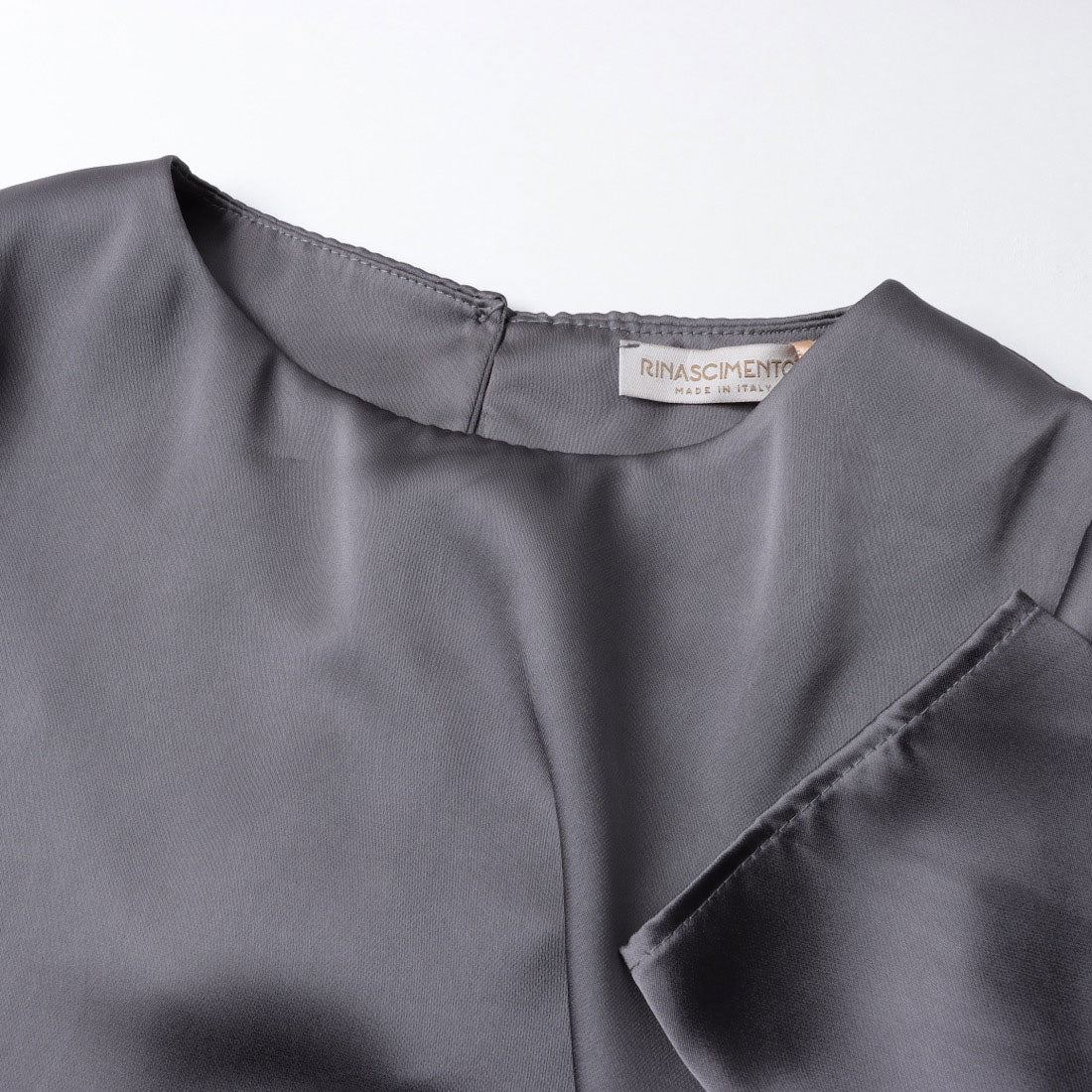 リナシメント RINASCIMENTO サテンサイドタックBL （Grigio Scuro） Grigio Scuro
