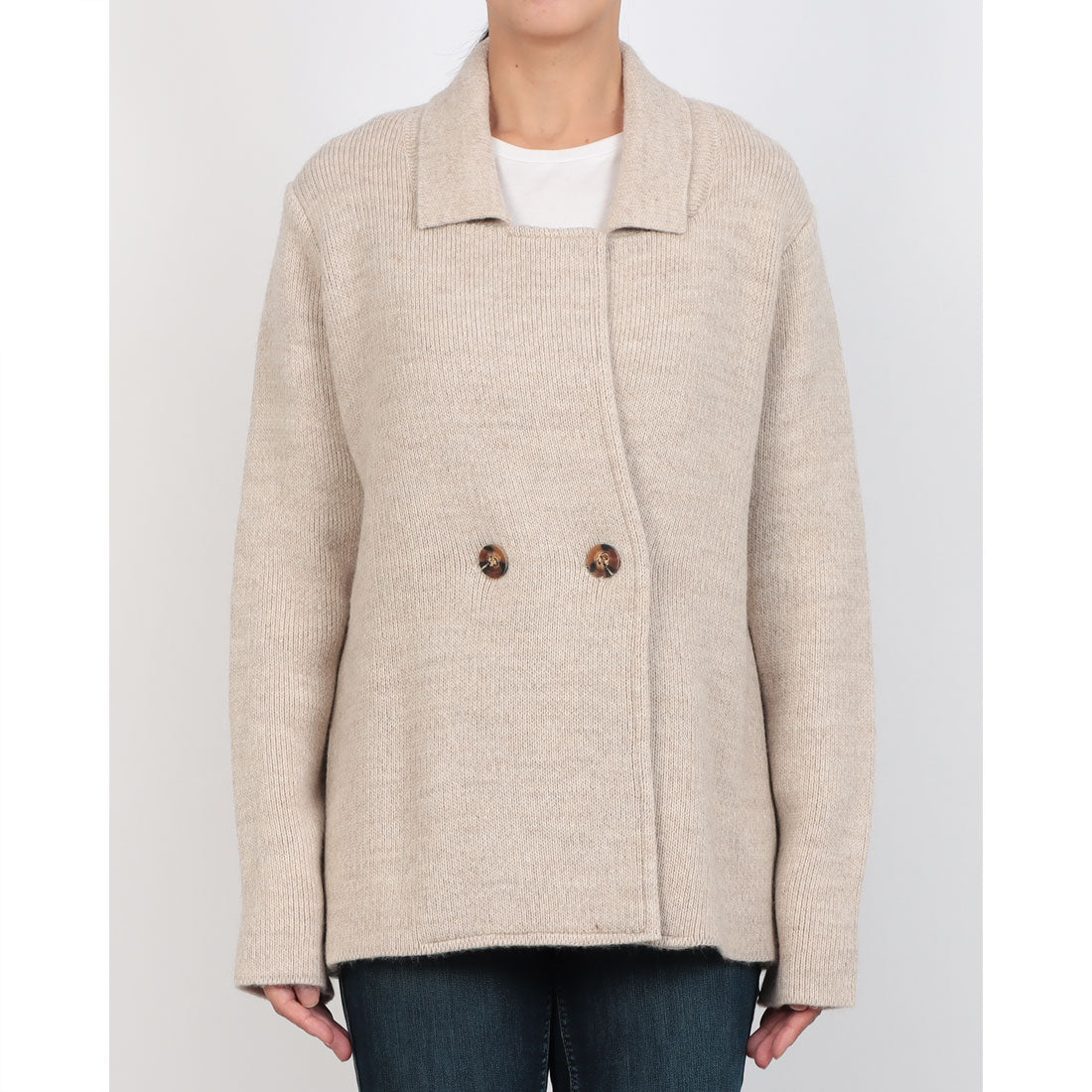 リナシメント RINASCIMENTO ダブルニットコート （Beige） Beige