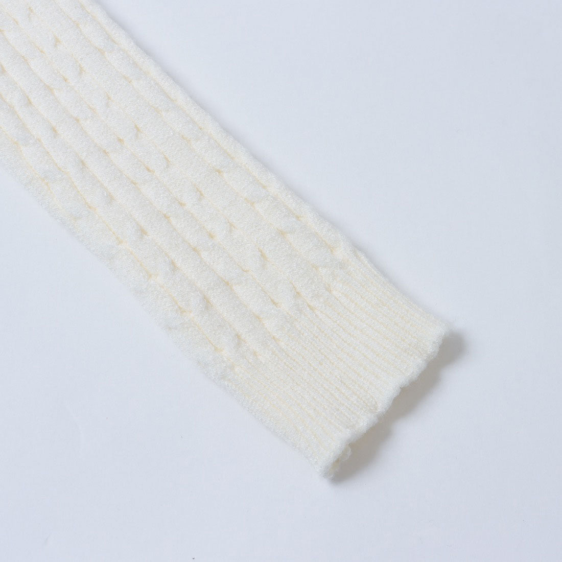 Rinascimento Ribbon Neck Cable Knit Tops