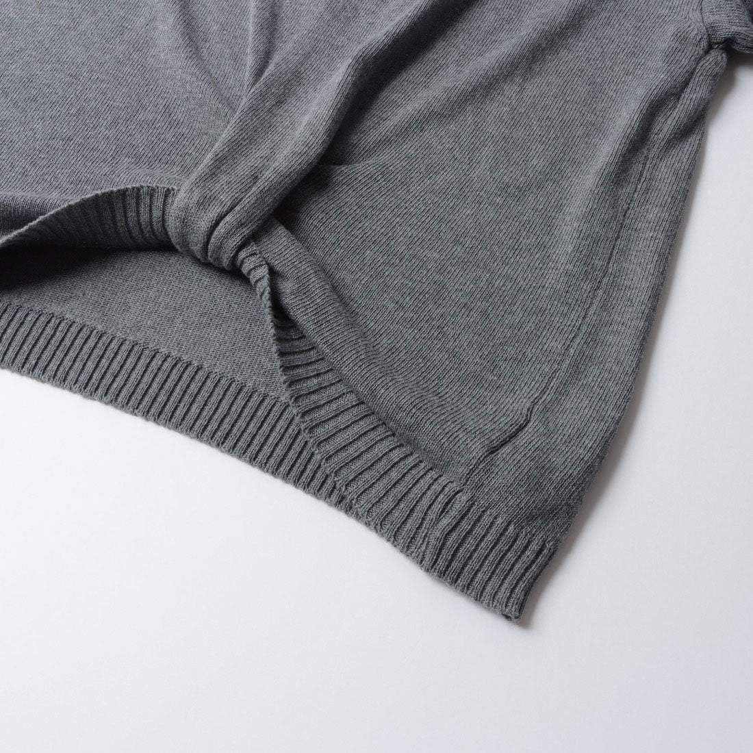 リナシメント RINASCIMENTO 裾タックギャザーデザインニットTOPS （Grigio Melange） Grigio Melange