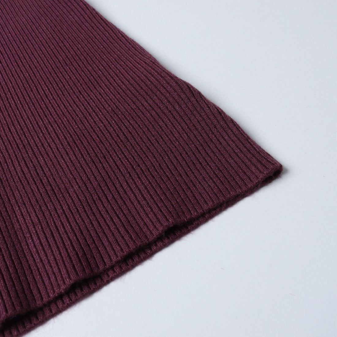 リナシメント RINASCIMENTO デコルテデザインリブニット （Bordeaux Rosso） Bordeaux Rosso
