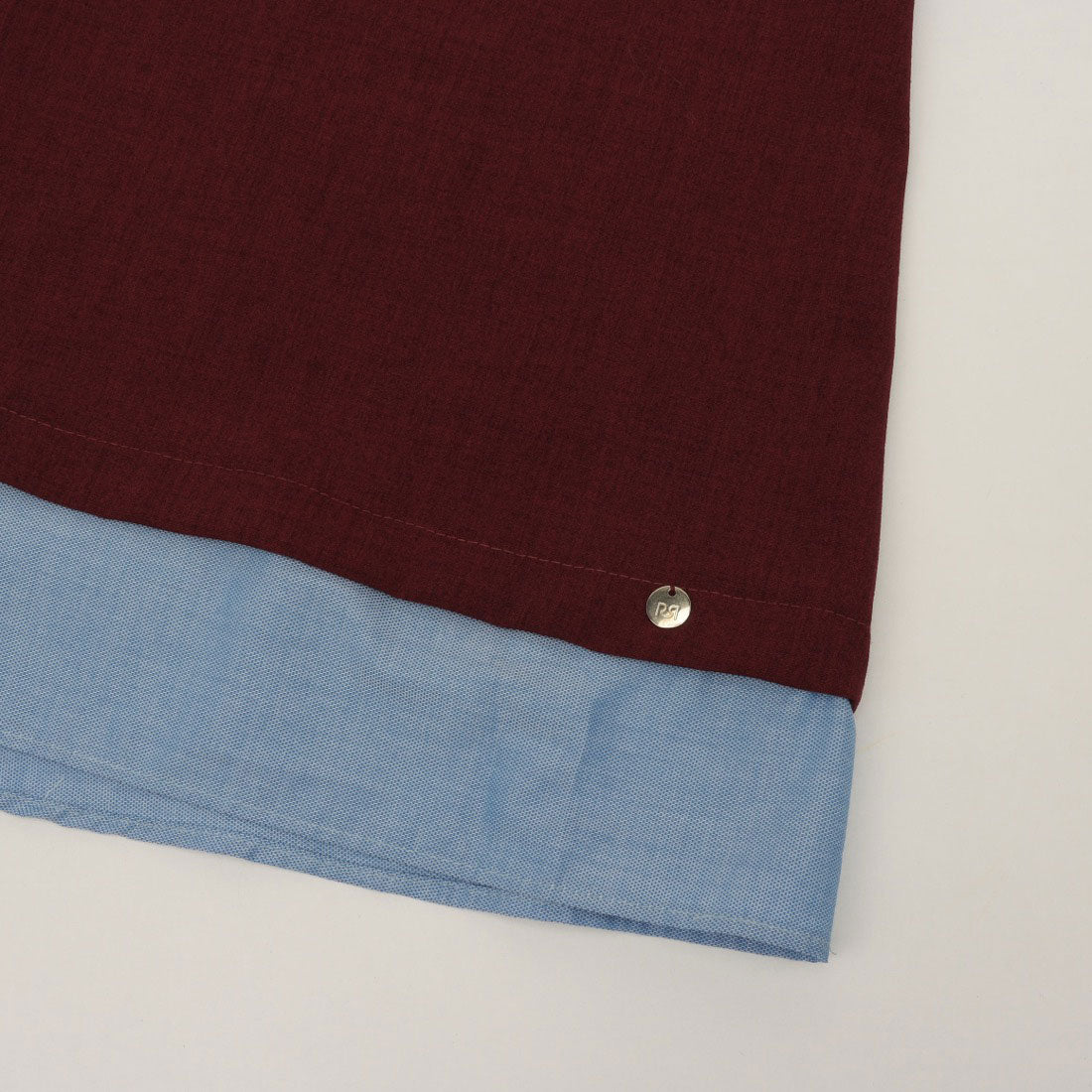 リナシメント RINASCIMENTO バイカラーシャツスイッチワンピース （Bordeaux Rosso） Bordeaux Rosso