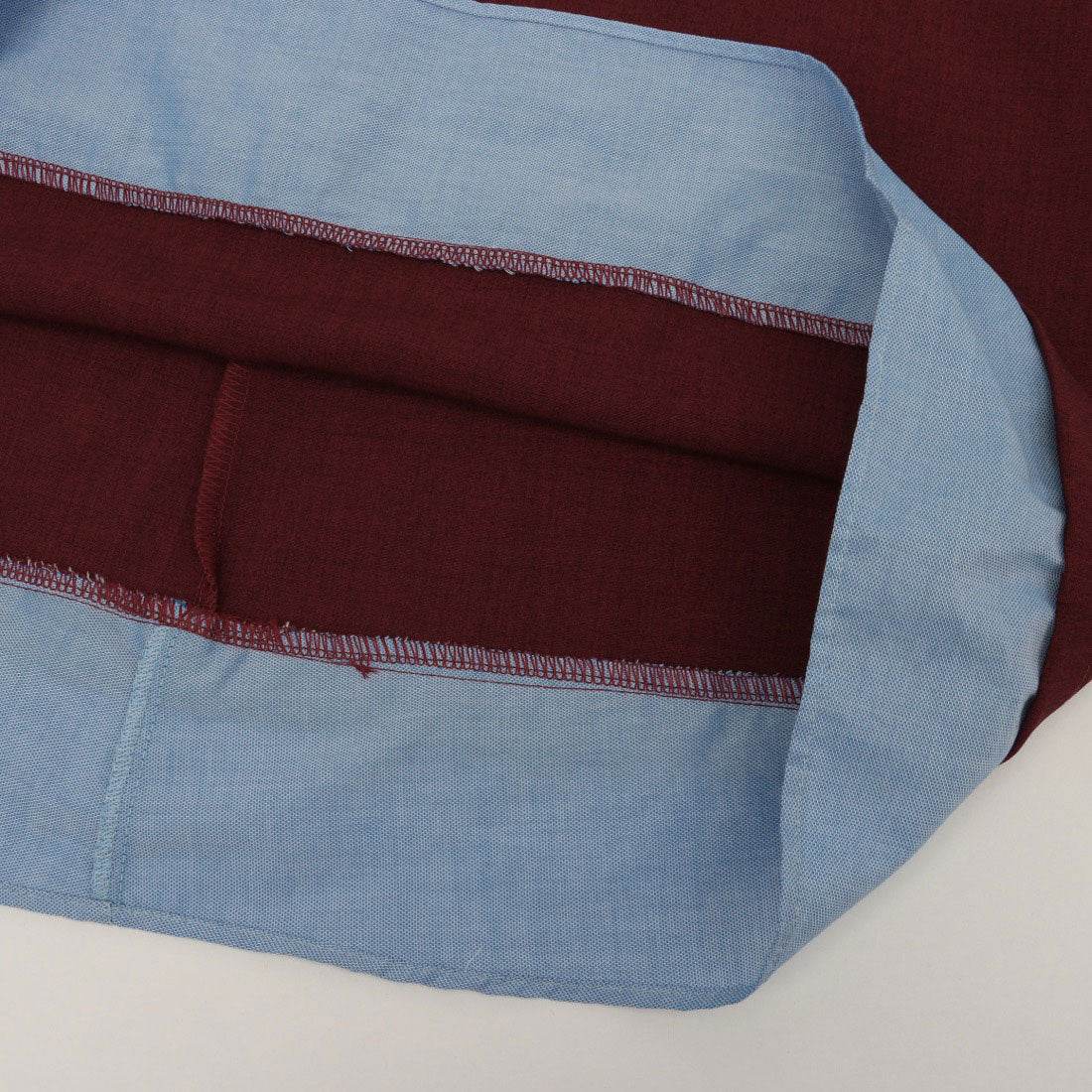 リナシメント RINASCIMENTO バイカラーシャツスイッチワンピース （Bordeaux Rosso） Bordeaux Rosso