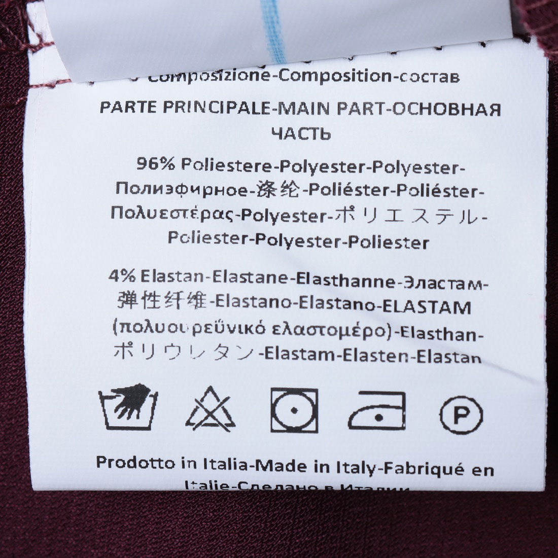 リナシメント RINASCIMENTO ベルテッド襟付きジップフレアワンピース （Bordeaux Rosso） Bordeaux Rosso