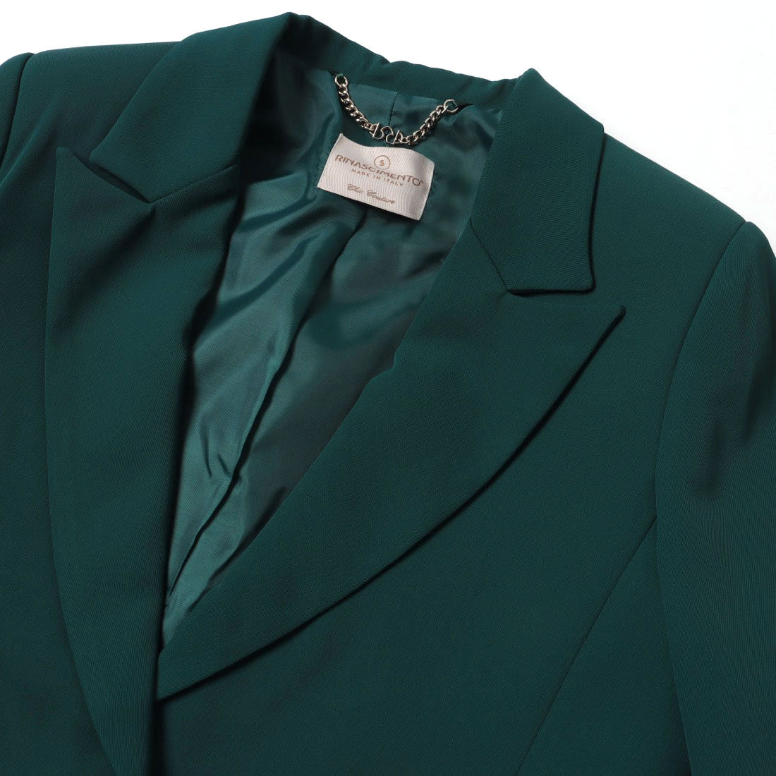 リナシメント RINASCIMENTO テーラードショートJK （Verde） Verde