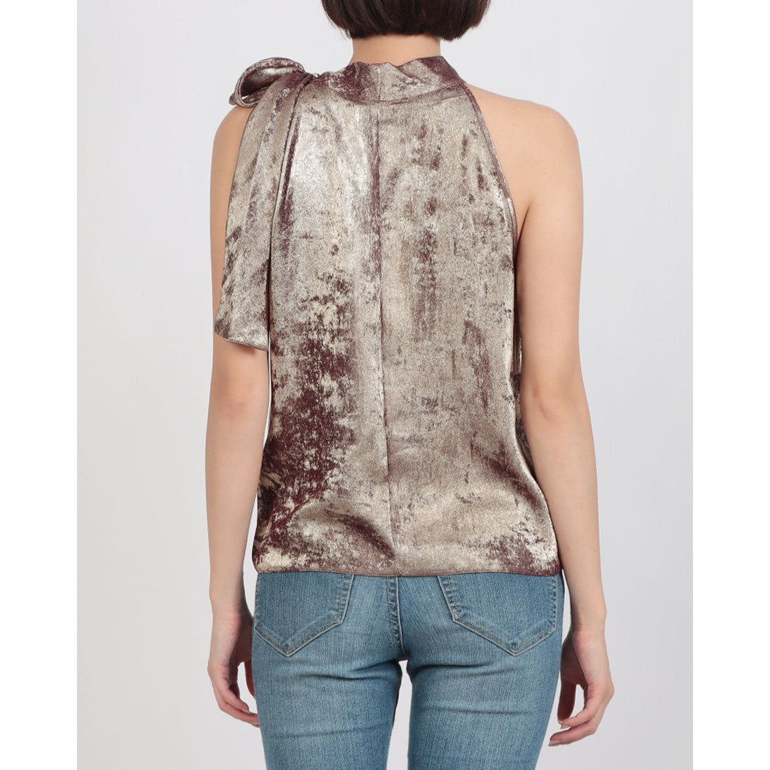 リナシメント RINASCIMENTO シャイニーアメスリTOPS （Bordeaux Rosso） Bordeaux Rosso