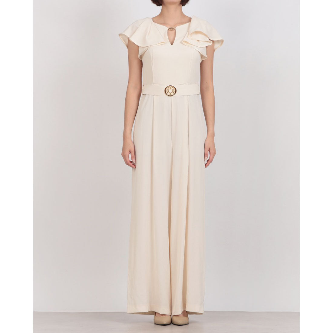 リナシメント RINASCIMENTO フリルスリーブベルトマークAIO （Beige Chiaro） Beige Chiaro