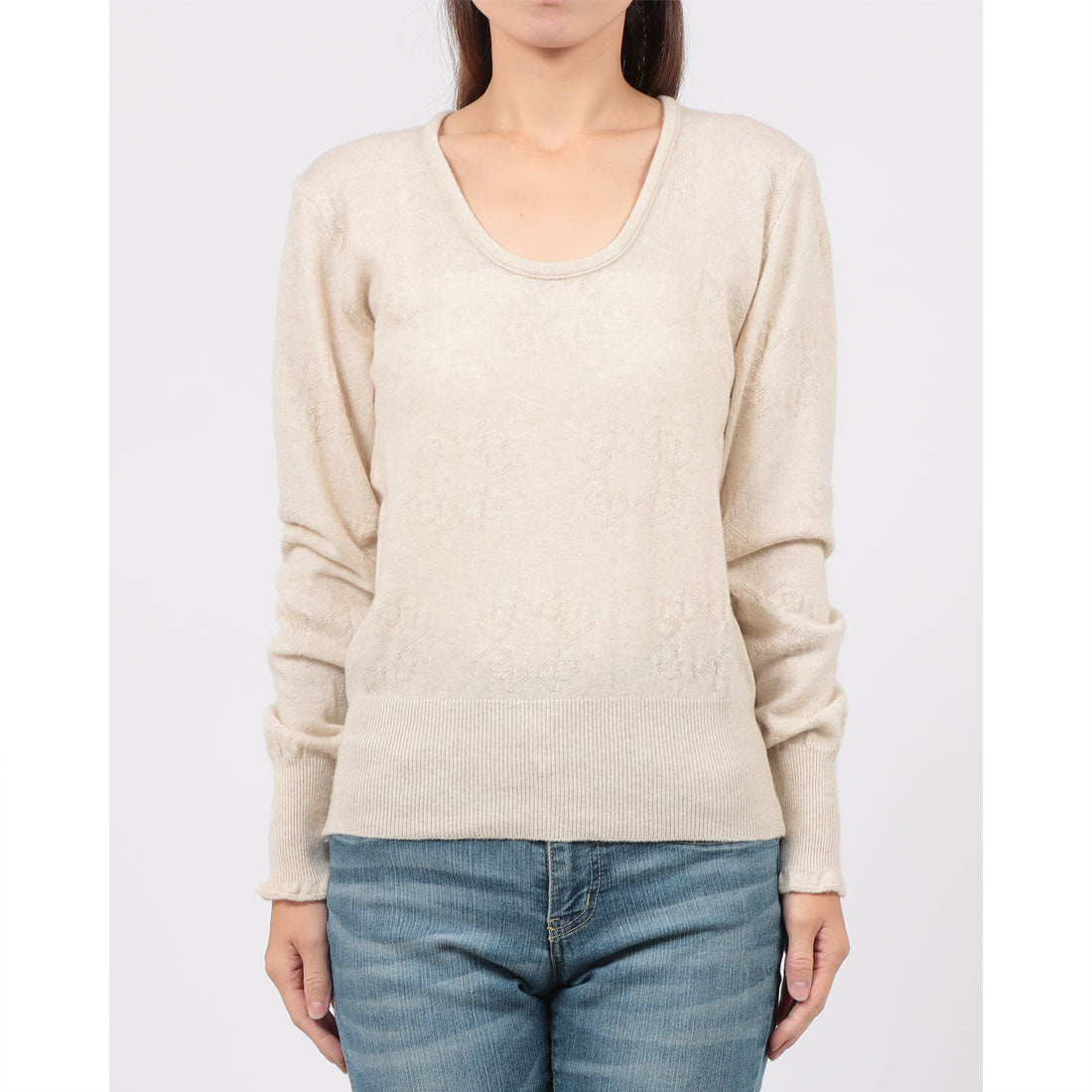 リナシメント RINASCIMENTO RロゴジャガードNT （Beige） Beige