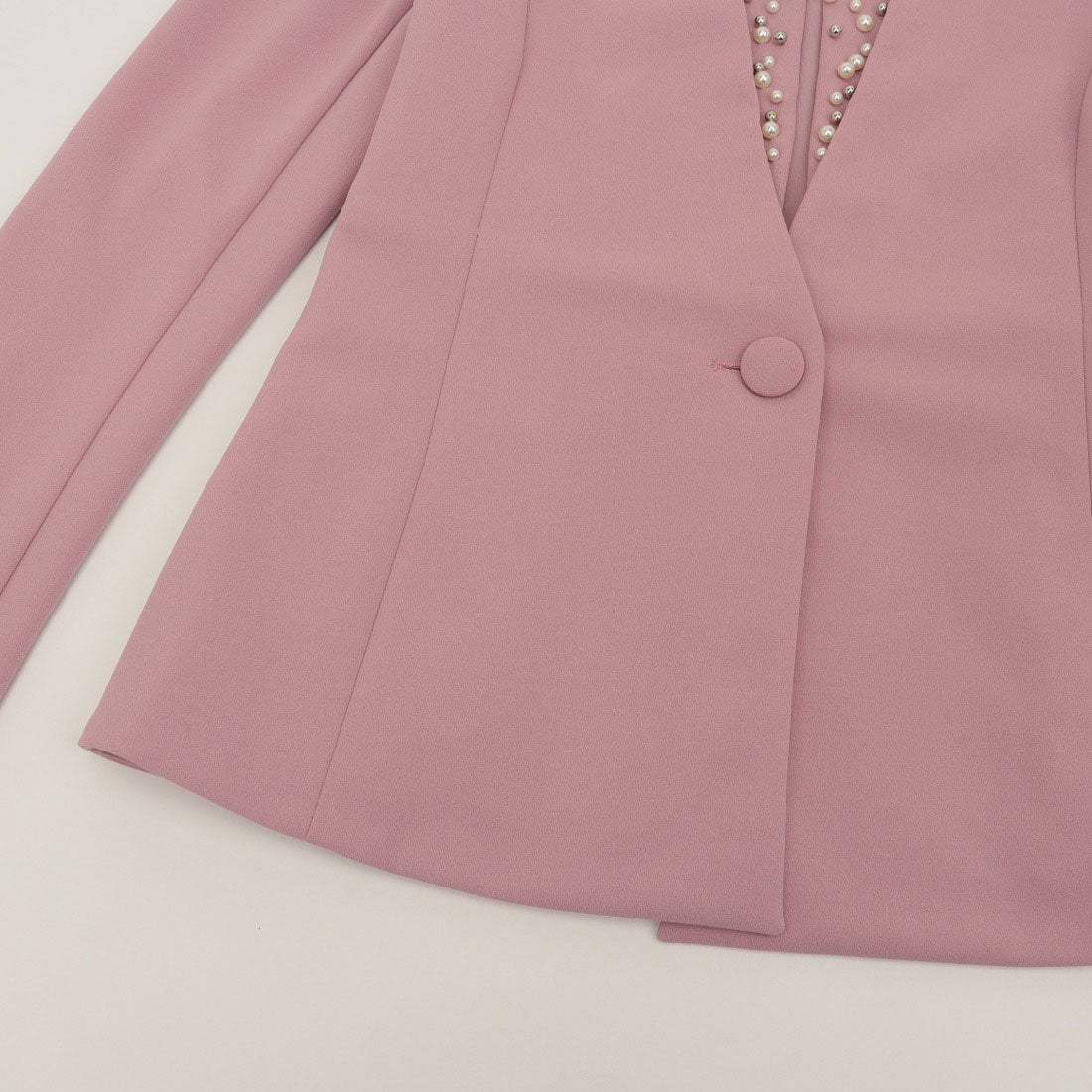 リナシメント RINASCIMENTO パール×スタッズジャケット （Rosa Malva） Rosa Malva