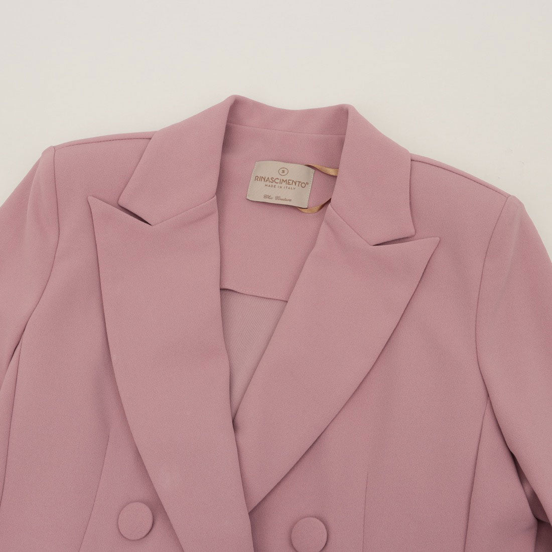 リナシメント RINASCIMENTO ダブルテーラードJK （Rosa Malva） Rosa Malva