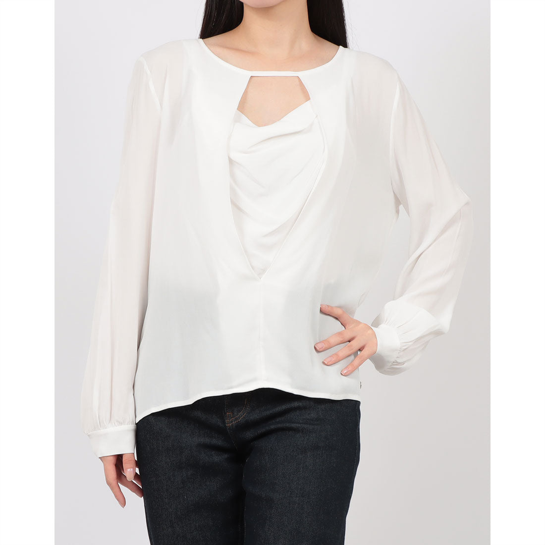 リナシメント RINASCIMENTO ドレープレイヤードBL （Bianco） Bianco